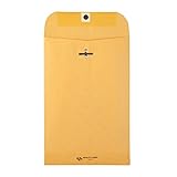 品質公園Clasp封筒、6 x 9、28lb、ブラウン、クラフト500 /カートン