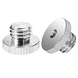 レーザー水準器アダプター メスネジ1/4"-20 変換5/8"-11 ネジアダプター 三脚 レーザー 墨出し器 水準器アダプター(2個セット）