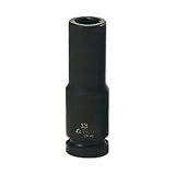 Tengツール920611-c 11 mm 1 /2インチドライブ6ポイントメトリックディープインパクトソケット 11mm T920611