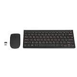 Bewinner 繁体字中国語キーボード 78 キー 2.4G ワイヤレス キーボード マウス コンボ レーザー彫刻ミュート