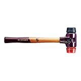 ハルダー (HALDER)  シンプレックス プラスチック ハンマー ゴム ( 黒 ) プラスティック ( 赤 ) 径40 3026.040