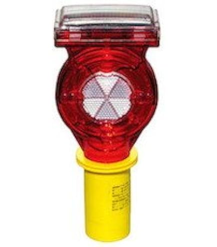 Amazon.co.jp: 安全コーン用ソーラー工事灯 カラーコーン用LED