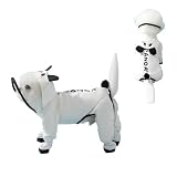 MEIAOJIA 小型犬用防水レインコート 犬 雨合羽 着脱簡単 完全防水 中小型犬用(パンダ,M)
