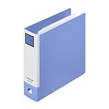 キングジム カードファイル ミニリングファイル 3穴バインダー ミニチュア 青 MN637-B