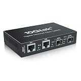 10Gtek 2.5G アンマネージド スイッチングハブ 6ポート 4 x 2.5G Base-Tポート 2 x SFP+ポート 10/100/1000/2500Mbps対応 プラグ&プレイ可能 | イーサネットスプリッタ—