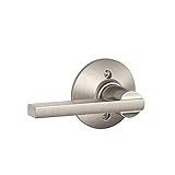 Schlage F170 LAT 619 Latitude Dummy Lever Trim, Satin Nickel [並行輸入品]