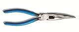 Channellock E388 E Series 8-Inch Bent Long Nose Plier with XLT Joint [並行輸入品]