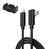 16フィート 4.7m USB C - USB Cケーブル 3.2 GEN 1Type C 充電データ転送 ケーブルロッククランプクリップ付き テザーケーブルコード Canon EOS R5 R6 R RP G7X M3 Sony A1 A7SIII A73 A7RIII A7C A7RIV Nikon Z5 Z6 Z7用