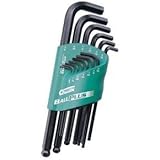 Allen 56194 9-Pc. Ball Plus Metrichex Key Set [並行輸入品]