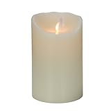 Boston Warehouse Mystique Flameless Candle, 5-Inch, Ivory [並行輸入品]