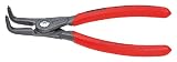 クニペックス KNIPEX 4921-A21 軸用精密スナップリングプライヤー 曲(SB)