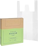 by Amazon 手さげ ポリ袋 半透明 シャカシャカタイプ Mサイズ 300枚