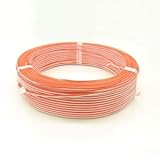 極東電線 色別平形ビニル電線 0.3m㎡ 100m巻 白×赤 VFF0.3シロアカ×100m