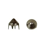 1006 Cone Spike Nailhead, Size 20, Solid Brass, Black Nickel Finish, 450 pieces per pack by C&C Meta