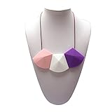 Lil' Jumbl Baby Teething Necklace | Organic Food Grade Silicone | BPA-Free (Multi Color F) [並行輸入品]