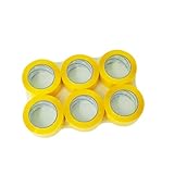 サンキョウプラテック OPPテープ 50μ 48mmx100M 黄 1巻 アクリル系素材 OPP-501Y-b