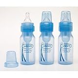 Dr. Brown's BPA FREE Blue Baby Bottles 4oz - 3 Pk by Handi Craft [並行輸入品]