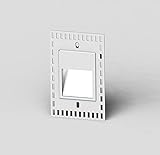 WAC Lighting WL-LED200TR-BL-WT 120V Trimless Vertical Step Light, Blue by WAC Lighting