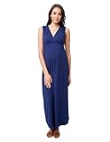 RIPE maternity バーチュマタニティ・ナーシングマキシワンピ サイズXL ブルー S1892 授乳対応