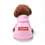 ペット服 犬の冬服 犬服 パーカー犬洋服 犬服 犬の服 ドッグウェア パーカー 犬用コスチューム 可愛い ペットウェア 小中型犬服 わんちゃんのお洋服 秋冬用 人気 ハロウィン クリスマス 大型犬 小型犬 中型犬 お散歩 格好いい お出かけ ピンク S