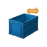 （まとめ）TANOSEE 折りたたみコンテナ 75L ダークブルー 10台 生活用品 インテリア 雑貨 その他の生活雑貨 [並行輸入品]