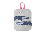 Rockahula Kidsロッカフラキッズ/H312Bミニリボンクリップ/ブルー