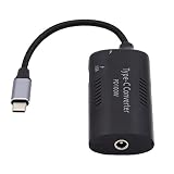 NFHK DC 電源 5.5x2.5mm 入力 - 100W デュアル タイプ C USB-C および Type-A 出力 PDエミュレーター トリガー 充電ケーブル