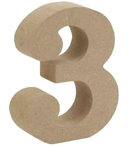 Amazon.co.jp: 木製 オブジェ 切り文字 6 数字 Mサイズ 約9cm : ホーム