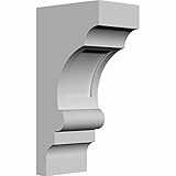 Ekena Millwork BKT05X10X03DI 4-Inch W x 5 1/4-Inch D x 10-Inch H Diane Bracket [並行輸入品]