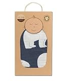 Zebi Baby Swaddle Blanket - Navy Polar Bear by Zebi Baby