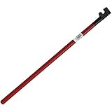 千吉 ベンダー 曲棒 10mm用×全長450mm 鉄筋曲げ作業用 黒・赤ツートン 奥行1.5×高さ44.5×幅2.5cm