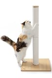 by Amazon 猫壱 バリバリつめとぎポール ウッドプレミアム L 紙縄 ライトブラウン