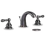 iSpring l8315orbスタイリッシュなコンテンポラリー浴室2-handle 3-hole Basin蛇口、オイルラビングブロンズ