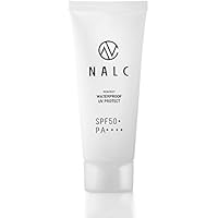NALC ナルク パーフェクト ウォータープルーフ 日焼け止め ジェル SPF50+ PA++++ (顔＆からだ用) 60g ロングUVA対応【新技術で 水/汗 でクリームが流れ落ちない。】【ノビが良いので、化粧下地にも◎】