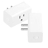 Wifiスマートプラグ スマートコンセント スマートソケット [2個セット] Alexa、Google、IFTTT対応、電源制御 遠隔操作（含む日本語の説明書、日本スペック）