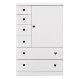 アルファタカバ ベビータンスシリーズ パルコハート 90cm幅マルチ レッド/ブラック