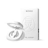 WOSADO マグネットつけまつ毛 No.17ヒョウショウブラック 磁気 つけまつげ  接着剤不要 ふわふわ 濃密 バービー 再利用可能 濃