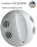 Leviton OSC20-UAW Occupancy Sensor, 24V 2000 Sq. Ft., Ultrasonic Ceiling Mount - Off-White [並行輸入品]