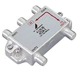 DXアンテナ 共同受信用4分配器(10~2610MHz帯用・1端子間通電仕様) 4DA1 4DA1