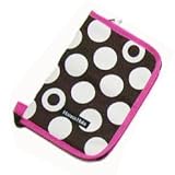 ハンナフラ ベビー用品 母子手帳入れ 茶色水玉