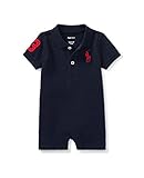 ラルフローレンの子供服　POLO　RALPHLAUREN　ベビー　ビックポニーカバーオール　ロンパース　男の子　７５ｃｍ [並行輸入品]