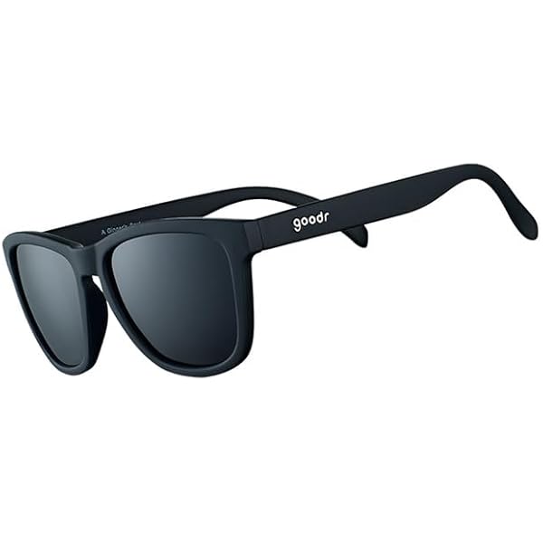 Amazon | Goodr OG サングラス, ブラック///ホワイト, One Size