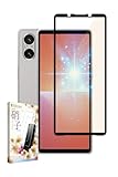 叶kanae カナエ Xperia 5 v 用 ガラスフィルム 強化ガラス 全面保護 保護フィルム フィルム ブルーライトカット SO-53D 用 SOG12 用 XQ-DE44 用 液晶保護フィルム 黒縁 1枚入り