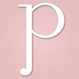 木製Hanging壁文字 – ホワイト装飾壁Letter For Children 's Nursery赤ちゃんの部屋、ベビー名前と女の子寝室飾り Letter "p" ホワイト LALA - P