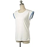 (プチバトー) PETIT BATEAU シャンブレーコンビ半袖カットソー 35201 07 LAIT XS(14ANS) [並行輸入品]