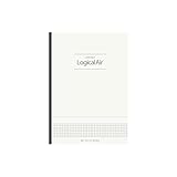 ナカバヤシ ロジカルエアーノート A4/方眼5mm/80枚 アイボリー ノ-A405S-IV