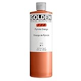 Golden Acrylic Fluid 473ml (16oz) 2276 ピロール オレンジ 13116276