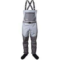 【新品】チェストハイウェダー 透湿素材 高品質 グレー Lサイズ　渓流　トラウト Amazon | Goture チェストハイウェーダー ストッキング 釣り用