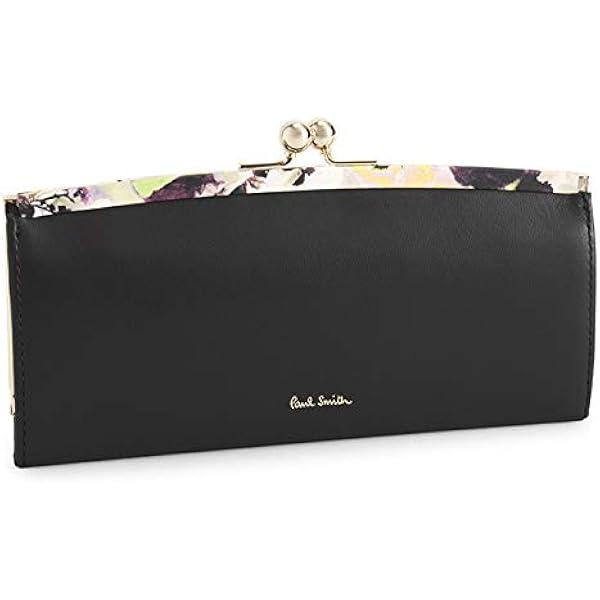 Amazon | [ポールスミス] 財布 長財布 がま口財布 紺(ネイビー) pwd645
