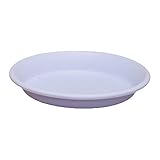 アイリスオーヤマ 受け皿 素焼風受皿 8号 パープル 直径約24×高さ約3.8